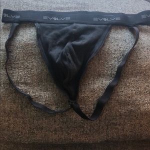Black Men’s Large Evolve Jockstrap